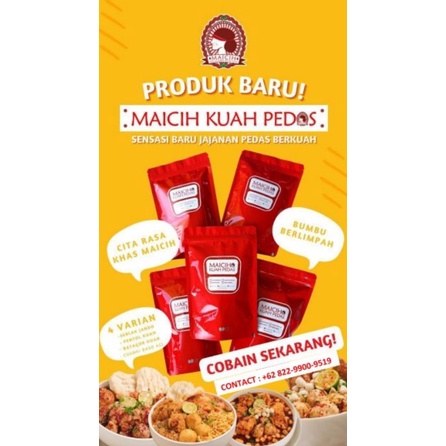 

maicih kuah pedas 4 varian