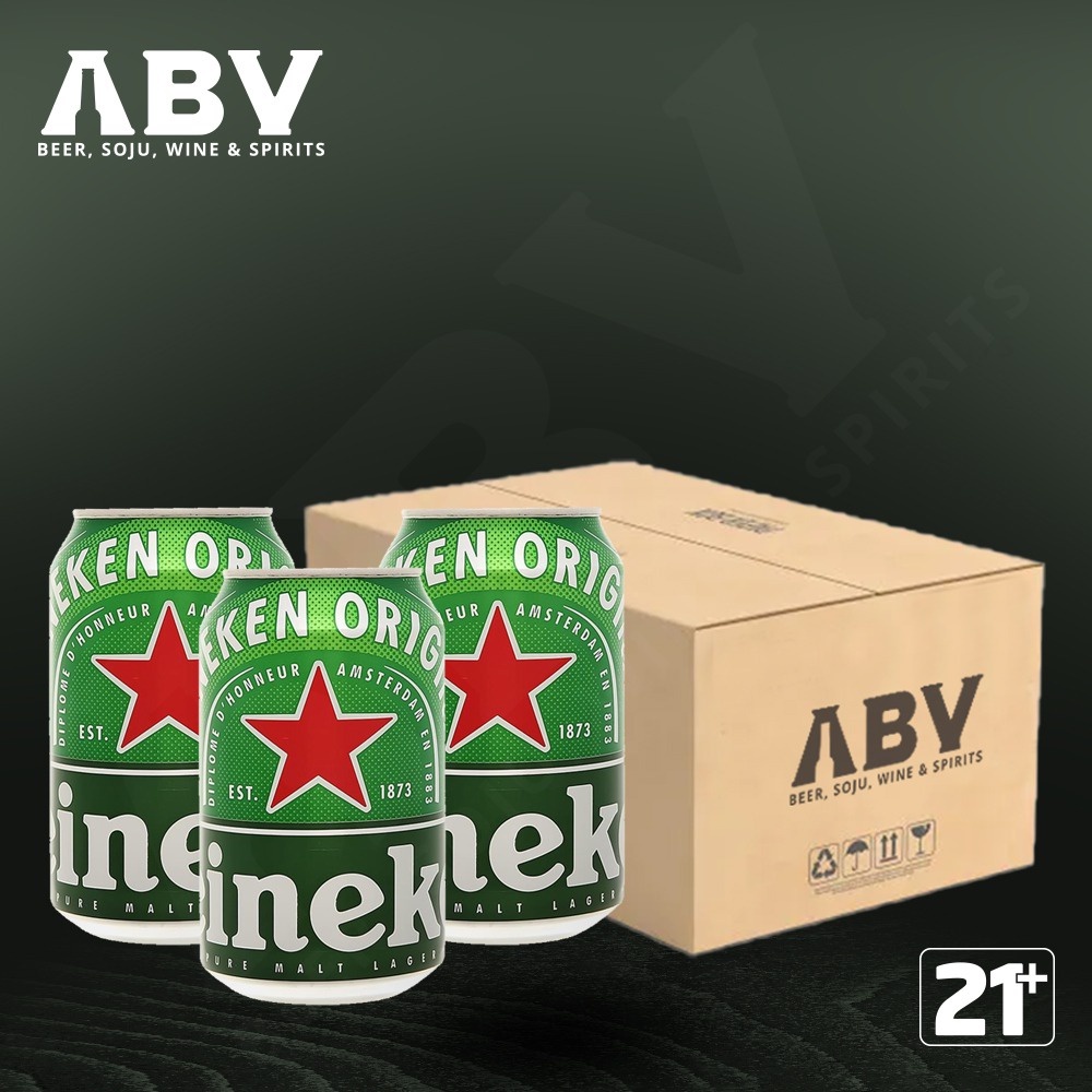 Jual Beer Heineken Kaleng 320ml / 1 Box Isi 24 Kaleng | Shopee Indonesia