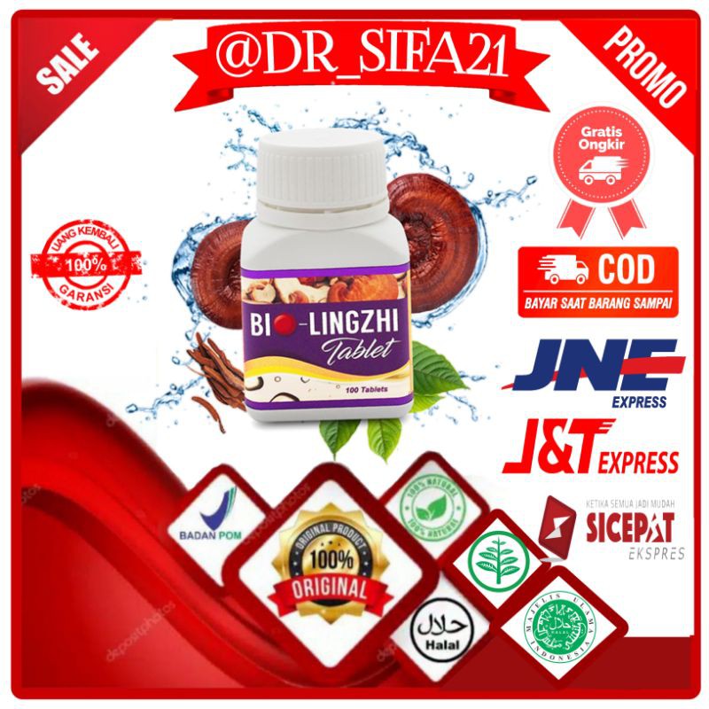 BIO LINGZHI ASLI ORIGINAL 100% OBAT UNTUK KESEHATAN GINJAL MENCEGAH KANKER