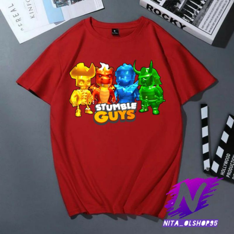 baju stumble guys kaos anak stumble guys skin spesial