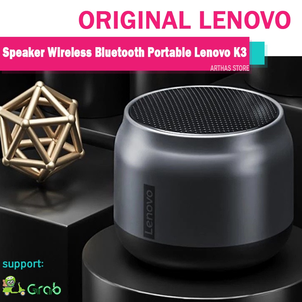 Lenovo K3 Speaker Wireless Portable Stereo Sound Bass Mini Bluetooth