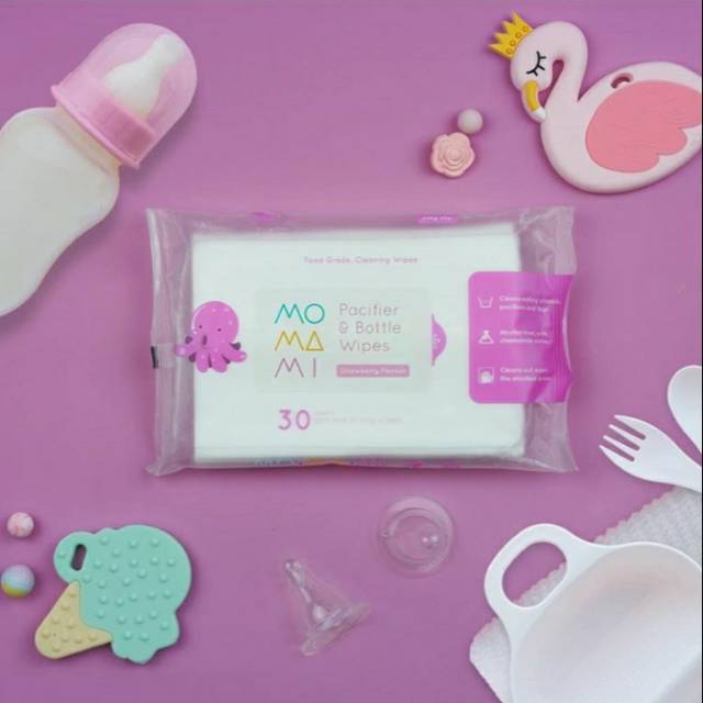 Momami pacifier and bottle wipes