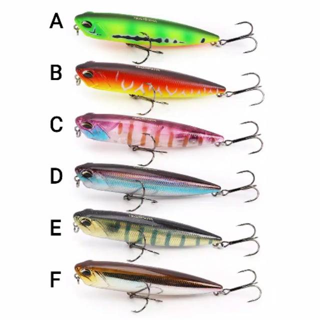 Pencilbait floating lure wtd top water geol tsurinoya viking series
