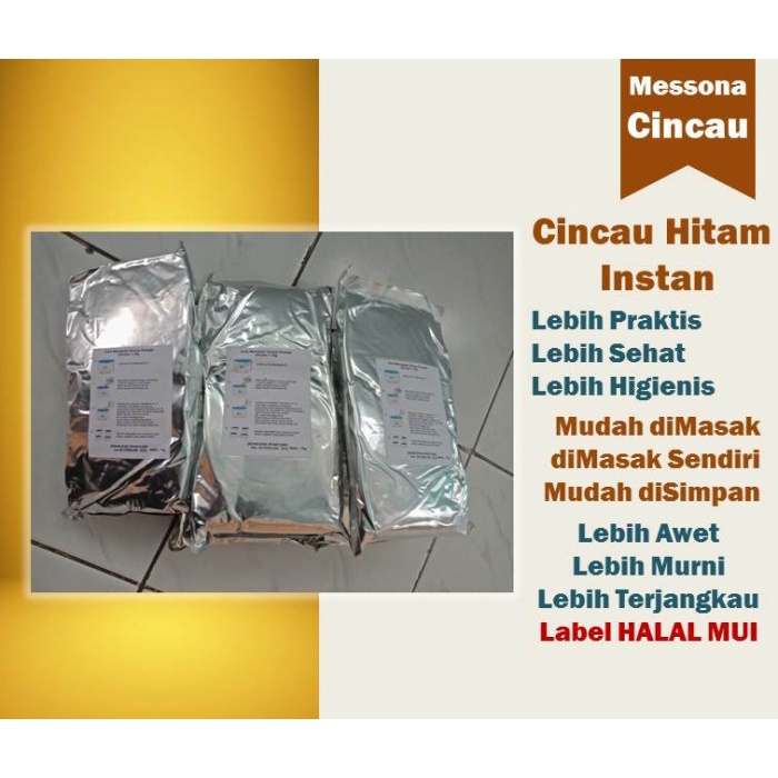 

Cincau Hitam, Cincau Bubuk Hitam kemasan 5000 gram