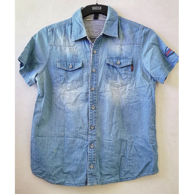 Kemeja Jeans denim Airwalk original unisex