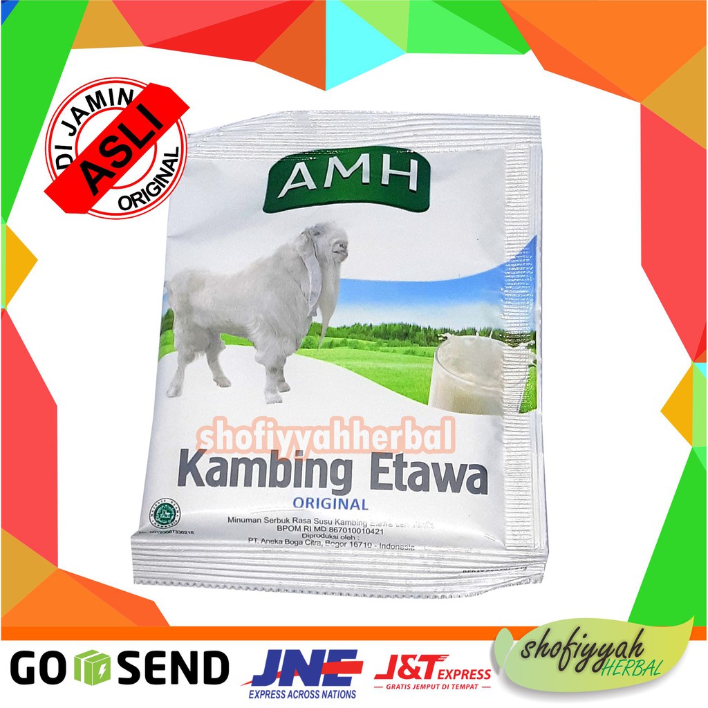 

AMH Susu Bubuk Kambing Etawa FULL CREAM PUTIH 1 Sachet