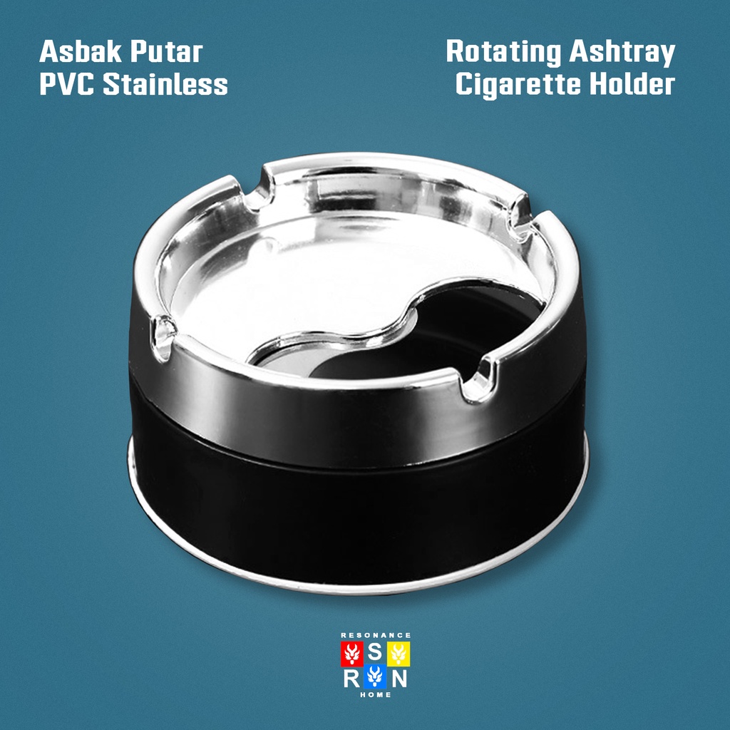 Asbak Putar Portable Hotel Cafe / Rotate Ashtray Resonance Home