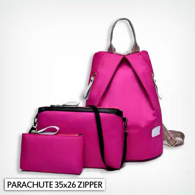 TAS IMPORT HQ #6500 3IN1 - RANSEL BATAM - RANSEL 3IN1 PARASUT - RANSEL SERUT - RANSEL