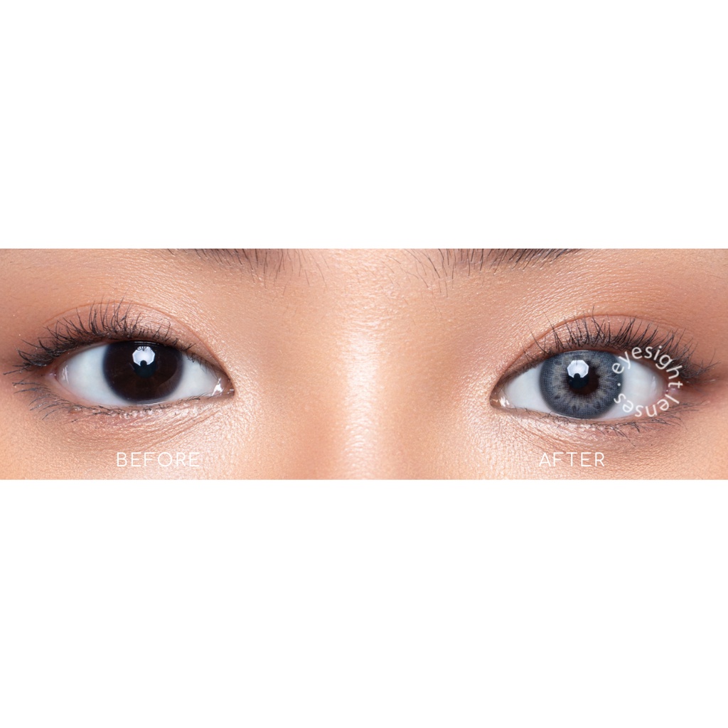 EYESIGHT LENSES - Softlens Princess Bollycon DNA Gray (2pcs/sepasang)