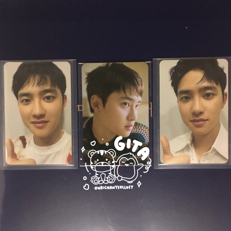 EXO D.O. Kyungsoo Empathy MUMO Benefit, Empathy Photobook Digipack Blue Ver Photocard / PC