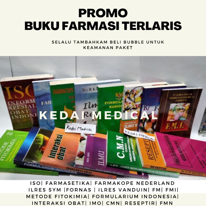 Jual PROMO BUKU FARMASI SEMESTER AWAL 15.000~30.000 BEBAS PILIH VARIAN ...