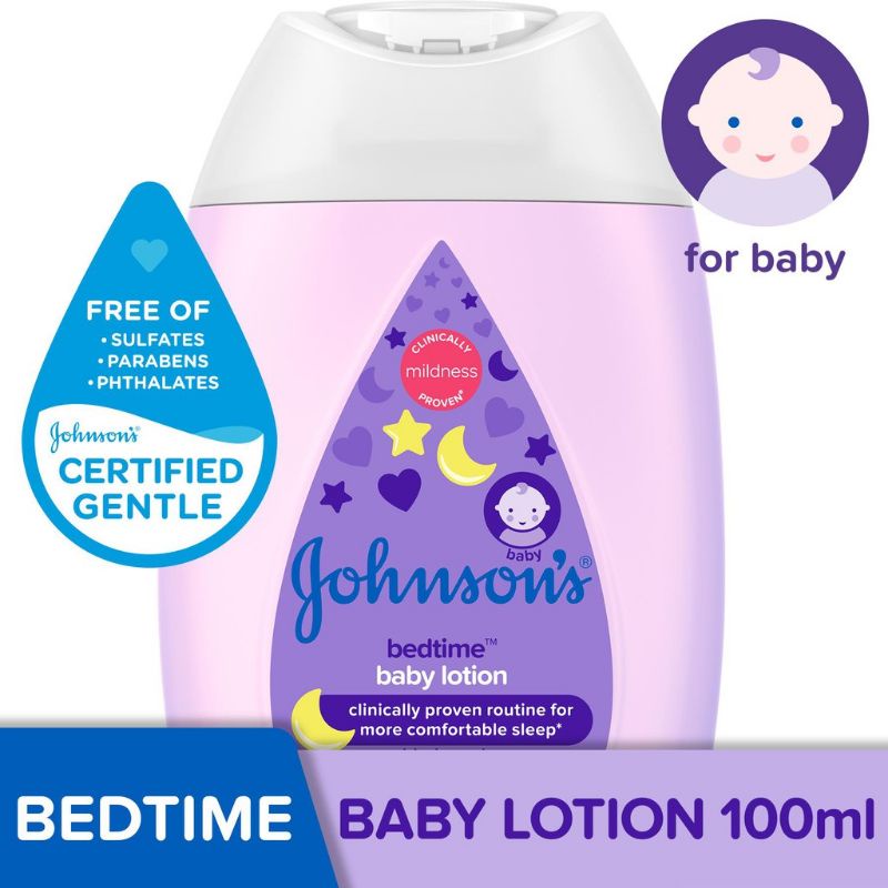 Johnson's Bedtime Baby Lotion - Johnson Losion Bayi Bed Time 100ml 200ml