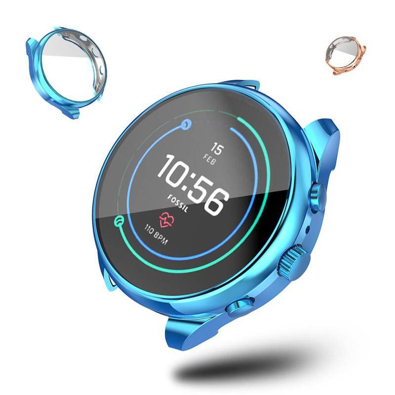 Casing Pelindung Smartwatch Fossil Sport Ftw6022 Mewah Warna Permen