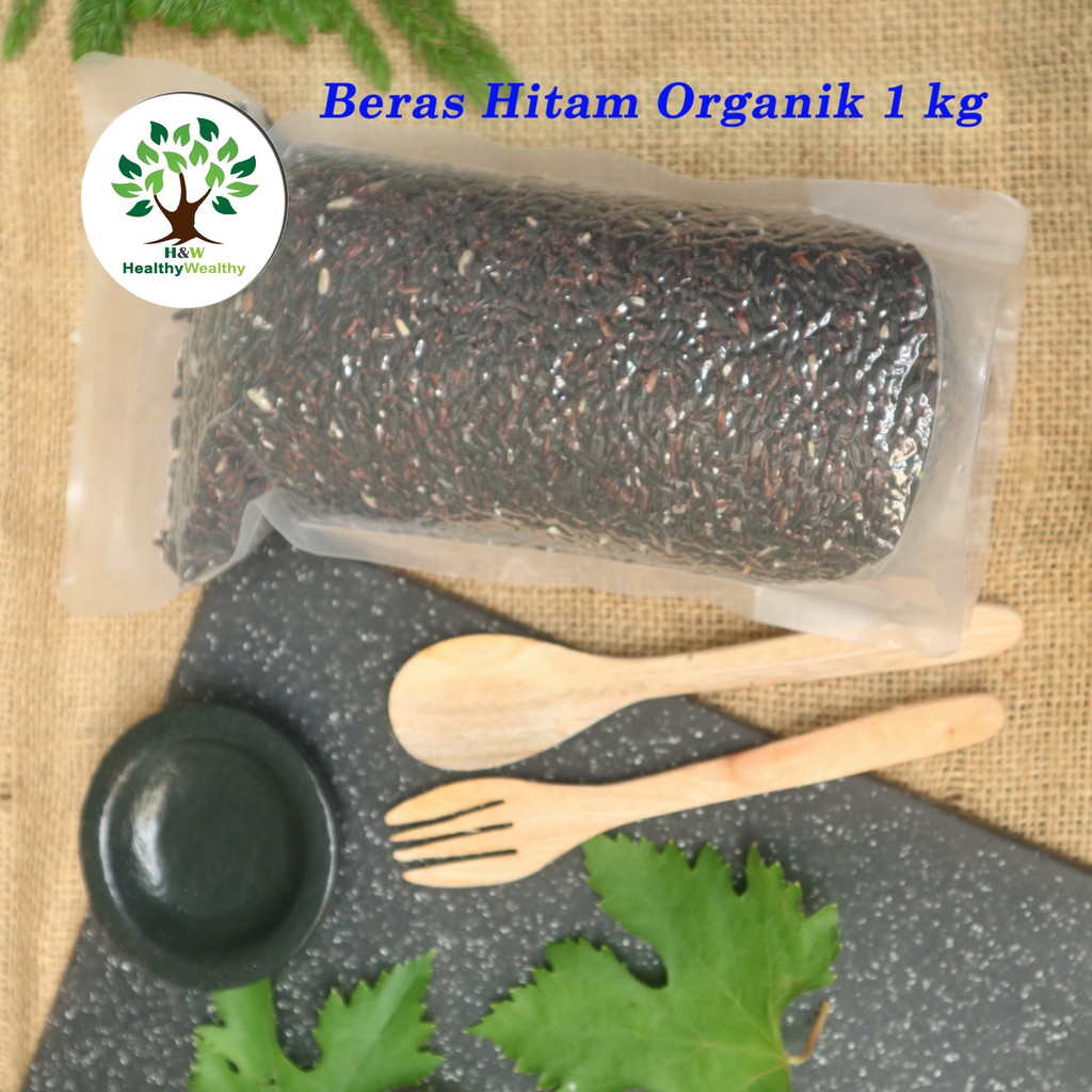 

Beras Hitam Organik 1kg Vakum - Beras Organik