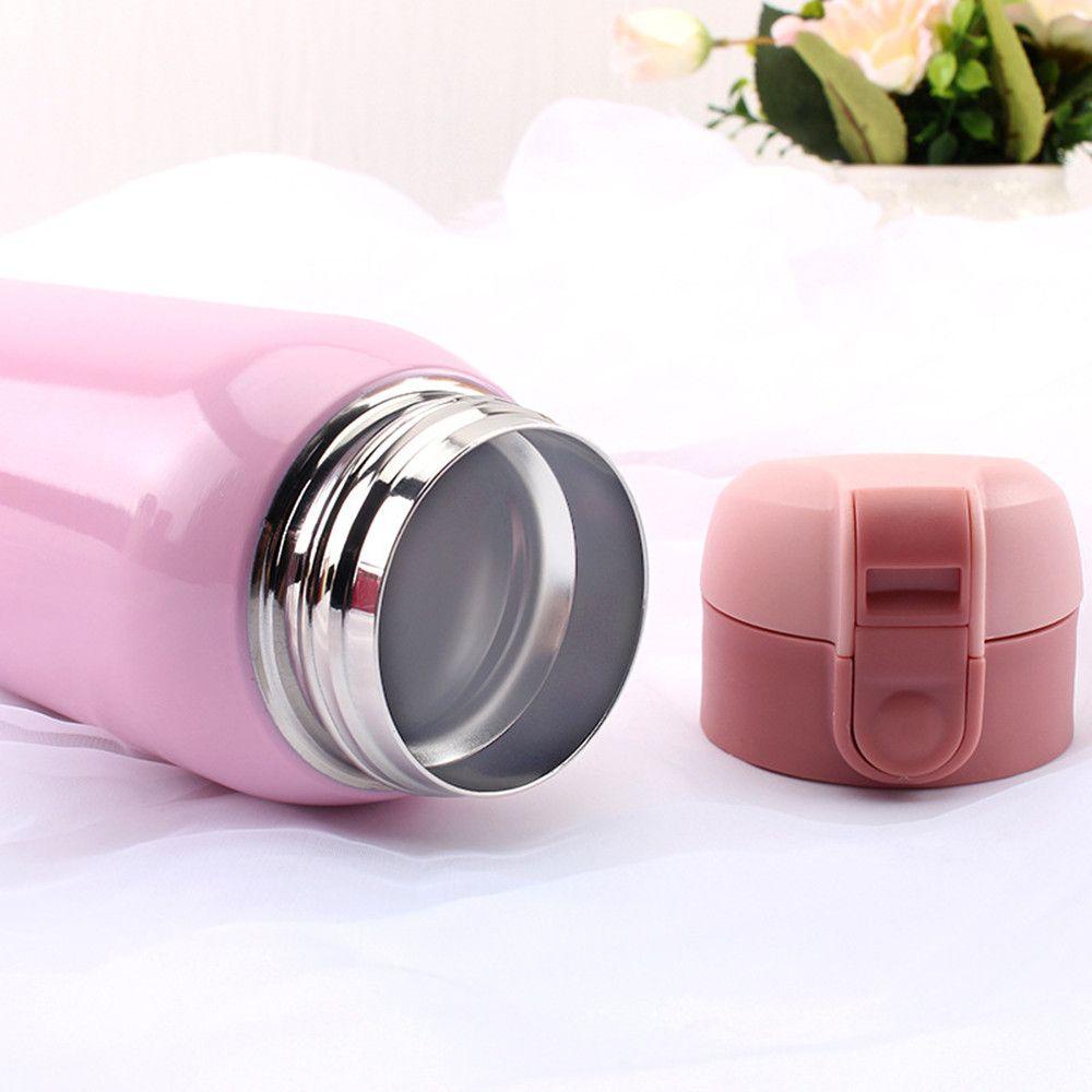 Top 360ml Cangkir Mini insulated Mug Kopi Kartun Stainless Steel