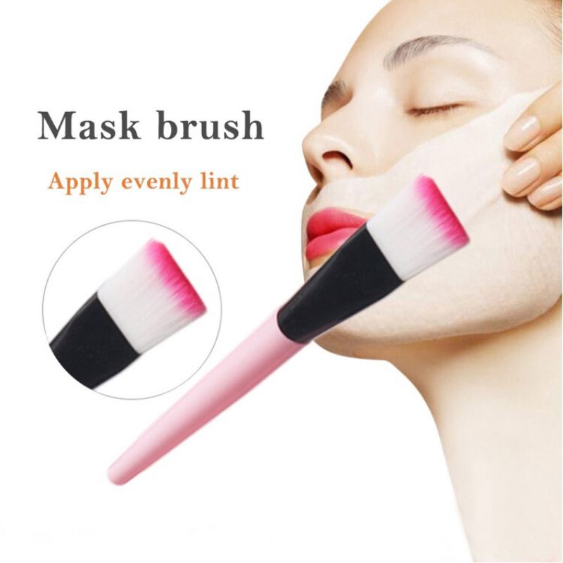 Kuas Make Up Bulu Pink Kuas Masker High Quality