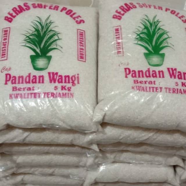 Beras Pandan Wangi 5kg Tawon 3kg Indonesia