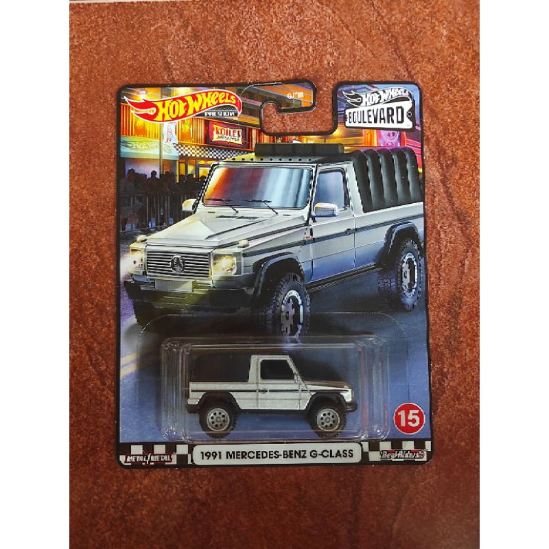 hot wheels premium boulevard. 1991 mercedes benz G class