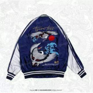 Jaket Sukajan Gambar Bordir Bukan Sablon