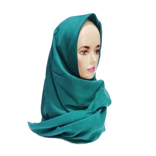 Hijab Saudia Rawis Warna Hijau Tosca