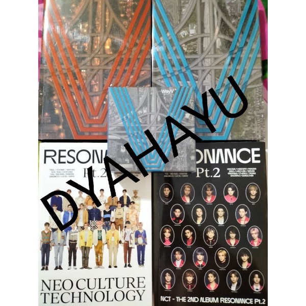 ALBUM ONLY NCT WAYV RESONANCE KICKBACK DEPARTURE ARRIVAL STRANGER HITCHHIKER KIHNO KIT