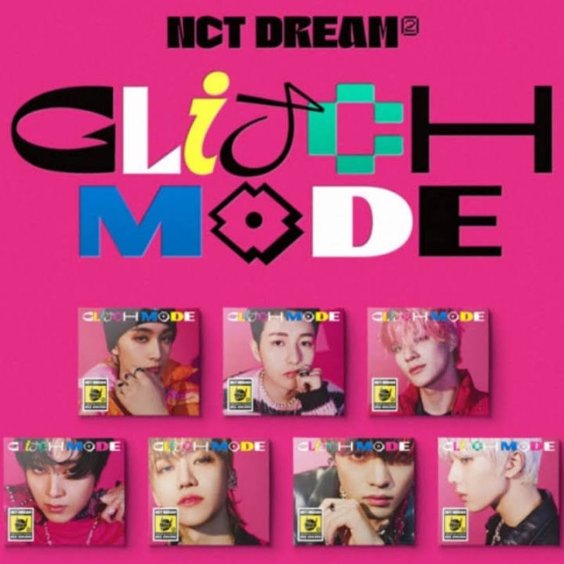 Digipack Glitch Mode NCT Dream Jaemin Cover dan Polaroid Event Glitch Mode Jaemin ver