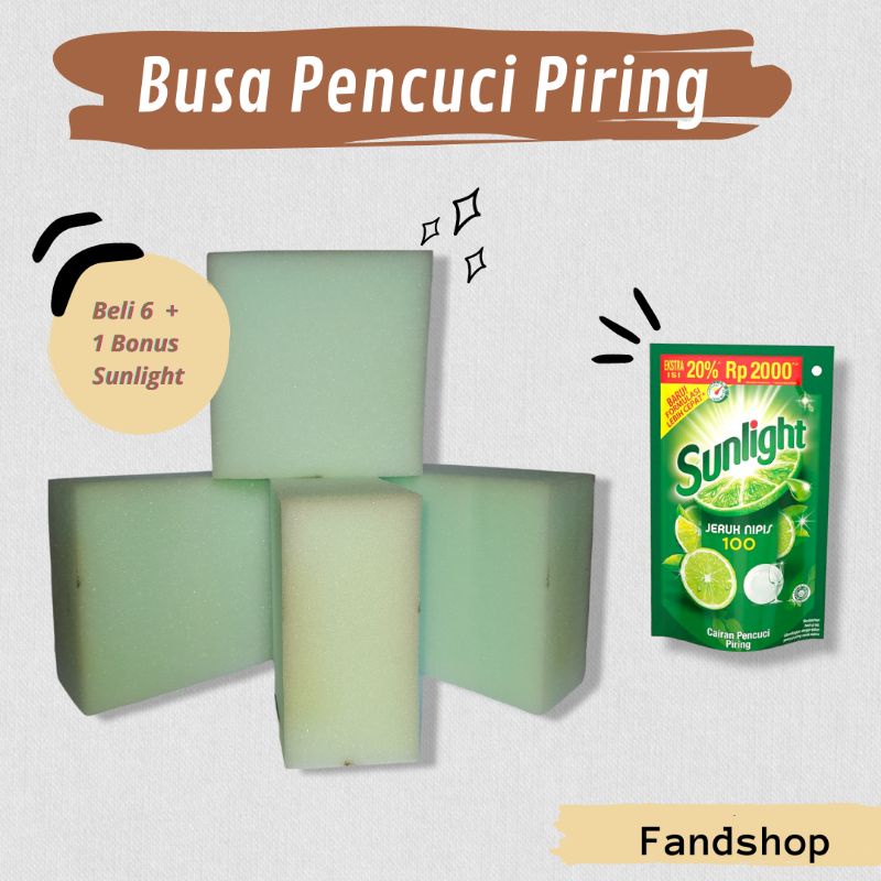 Spons Busa Cuci Piring INOAC/Busa Pencuci piring INOAC/GROSIR/ECER