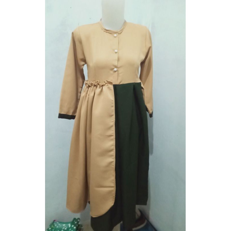 gamis anak kombinasi