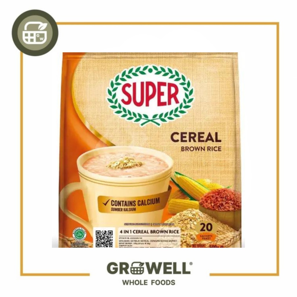 

SUPER INSTAN CEREAL BROWN RICE 25gr X 20pcs