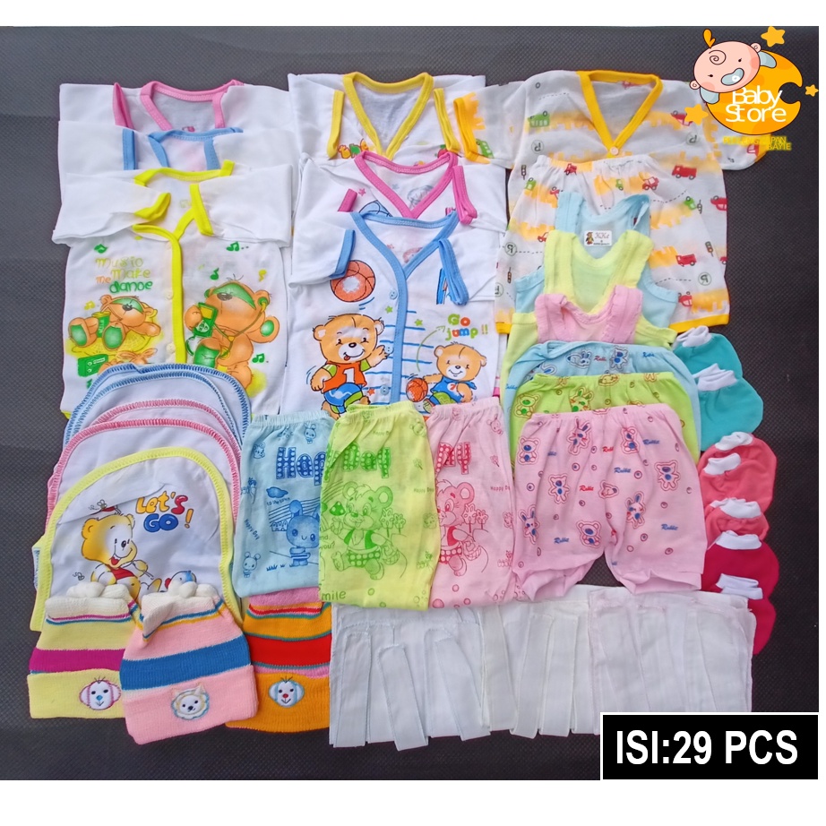 31 Pcs Paket Kado Bayi Baru Lahir Paket Hadiah Set Pakaian Bayi Baru Lahir