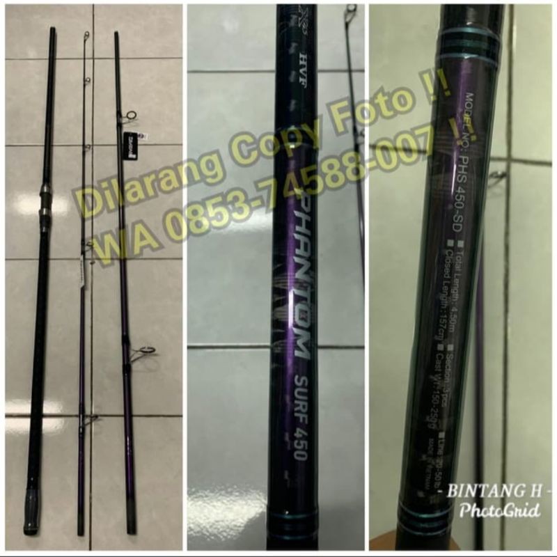 Joran Surf Daiwa Phantom Surf 450 SD