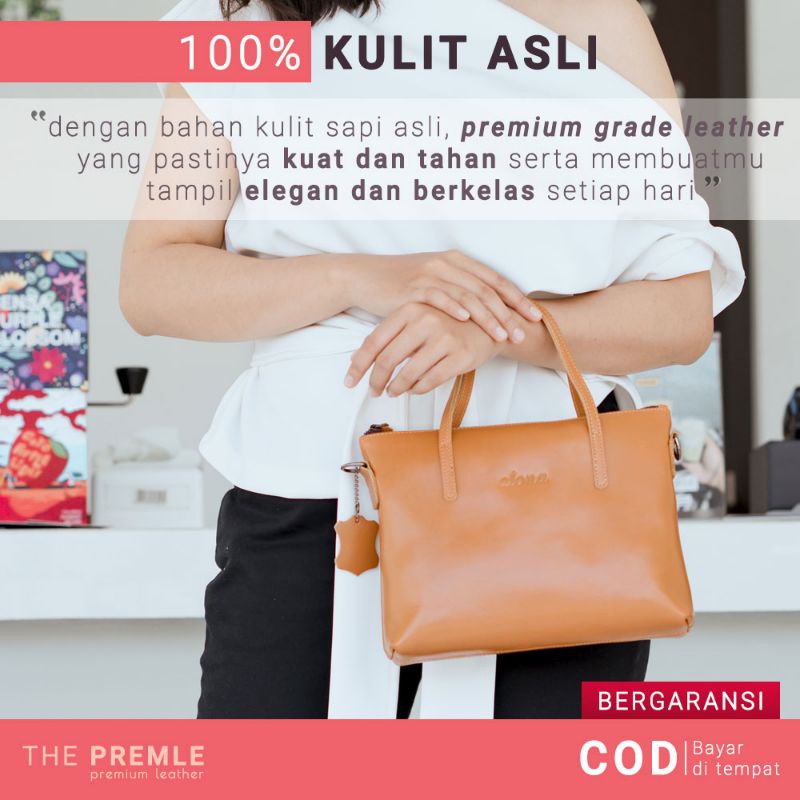 Tas Selempang Kulit Wanita Sling Bag Branded Original Kulit Asli Slingbag Kulit Tas Slempang Cewek