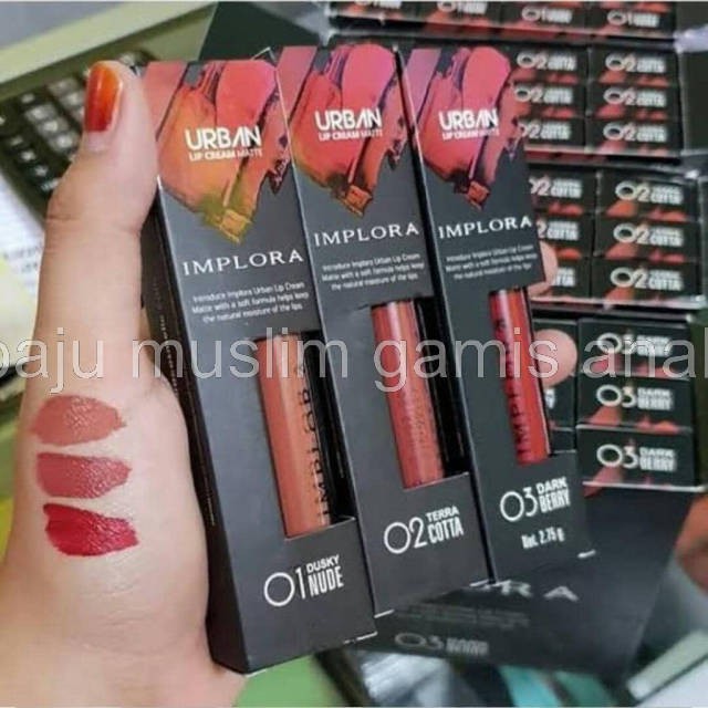 IMPLORA Lip Cream Matte Original BPOM Long Lasting Waterproof