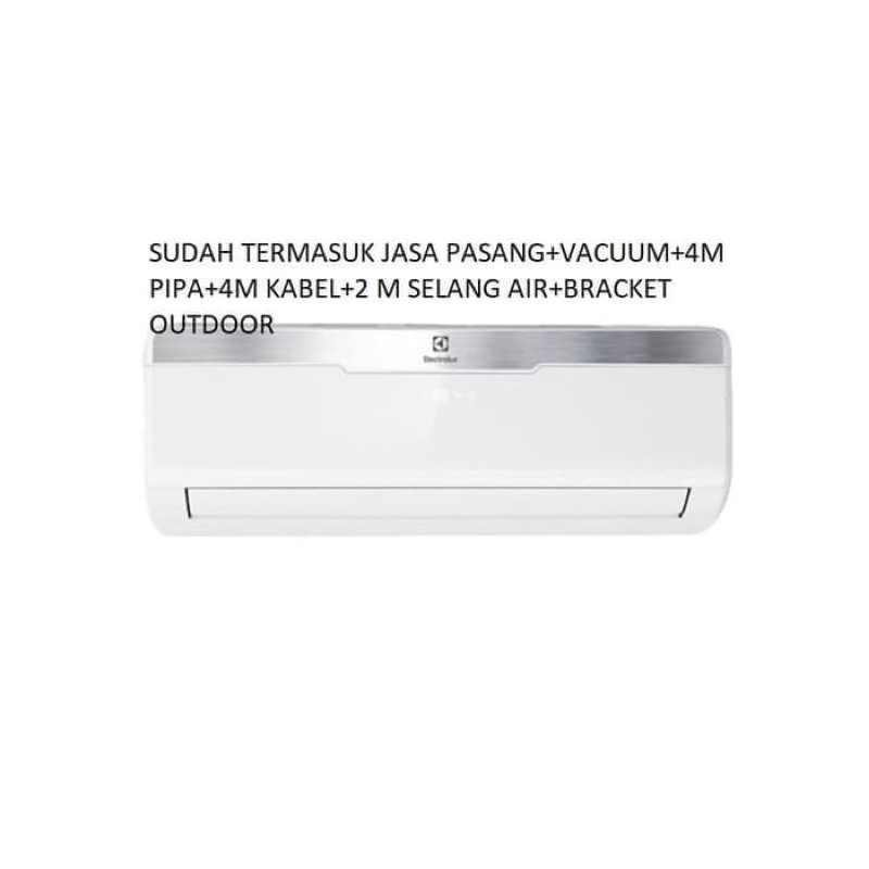 Promo AC Electrolux 1pk Plasma Low Watt tipe ESM09CRH-B1 ( freon R-410a, 650 watt )