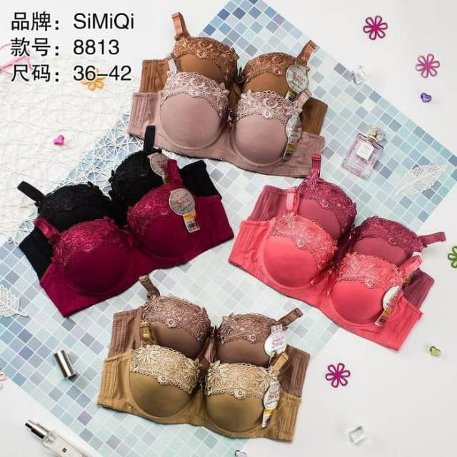 BRA SIMIQI KAWAT / BRA SIMIQI 8813 / PAKAIAN DALAM WANITA