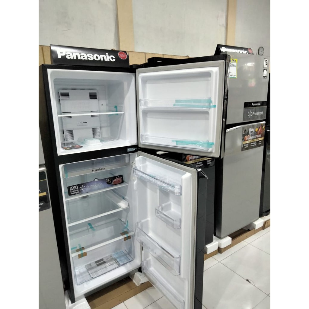 Kulkas 2 Pintu Panasonic ECO NAVI INVENTER NR BB 211 Q PK Garansi Resmi