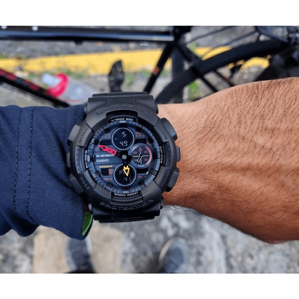 Casio G-Shock Jet Black GA-140BMC-1A