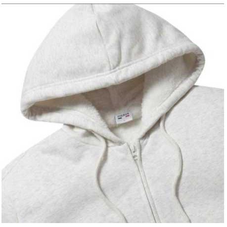 Jaket Polham Full Zip Basic Sherpa Hoodie Original
