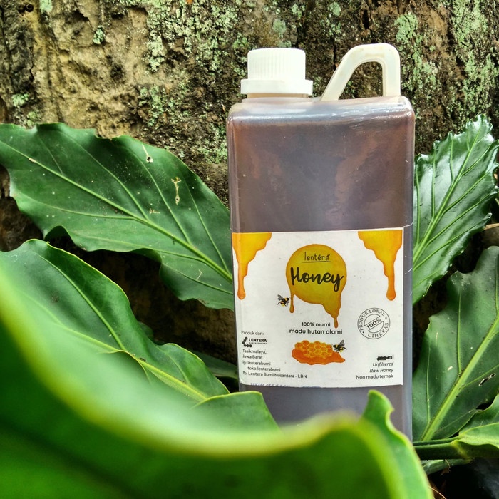 

G02G Madu Asli Hutan 'Lentera' 1 Liter | Lentera Raw Forest Honey | Murni Ds5Gh