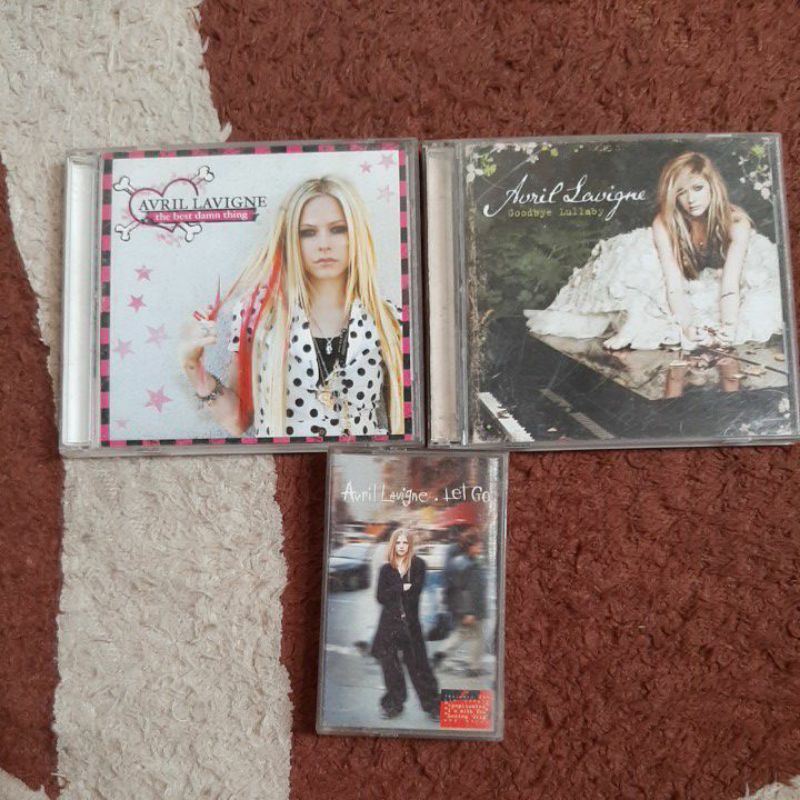 CD Avril Lavigne - the best damn thing - goodbye lullaby - kaset Let Go