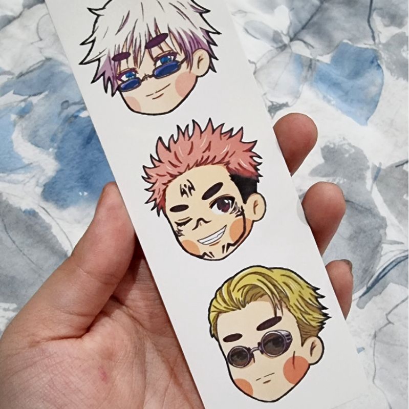 

jujutsu kaisen cute stiker Waterproof Anti Air jjk gojo satoru sukuna nanami sticker set