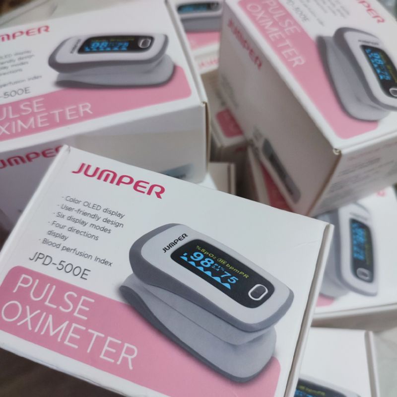 Oximeter Fingertip Pulse SpO2 Alat Ukur Saturasi Oksigen Dalam Darah OLED