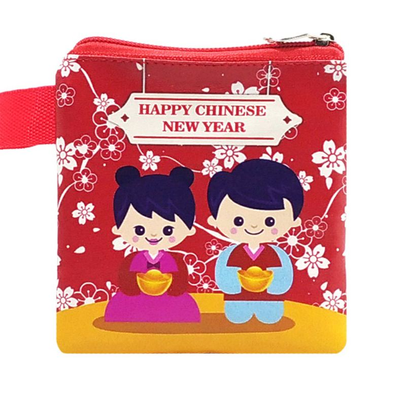 Dompet Angpau Dompet Imlek Kids New Year Pouch Tahun Baru Cina Gong Xi Fa Cai