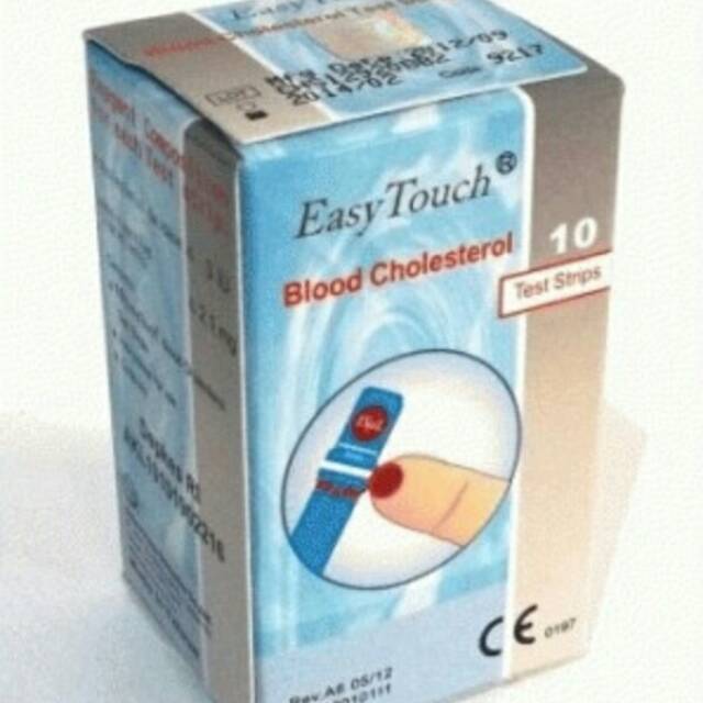 Strip Cek Kolesterol Strip Cholesterol Easy Touch / strip EasyTouch kolesterol / Stik Easytouch