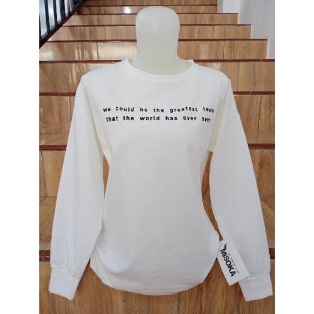 Kaos Misoka Wanita Lengan Panjang