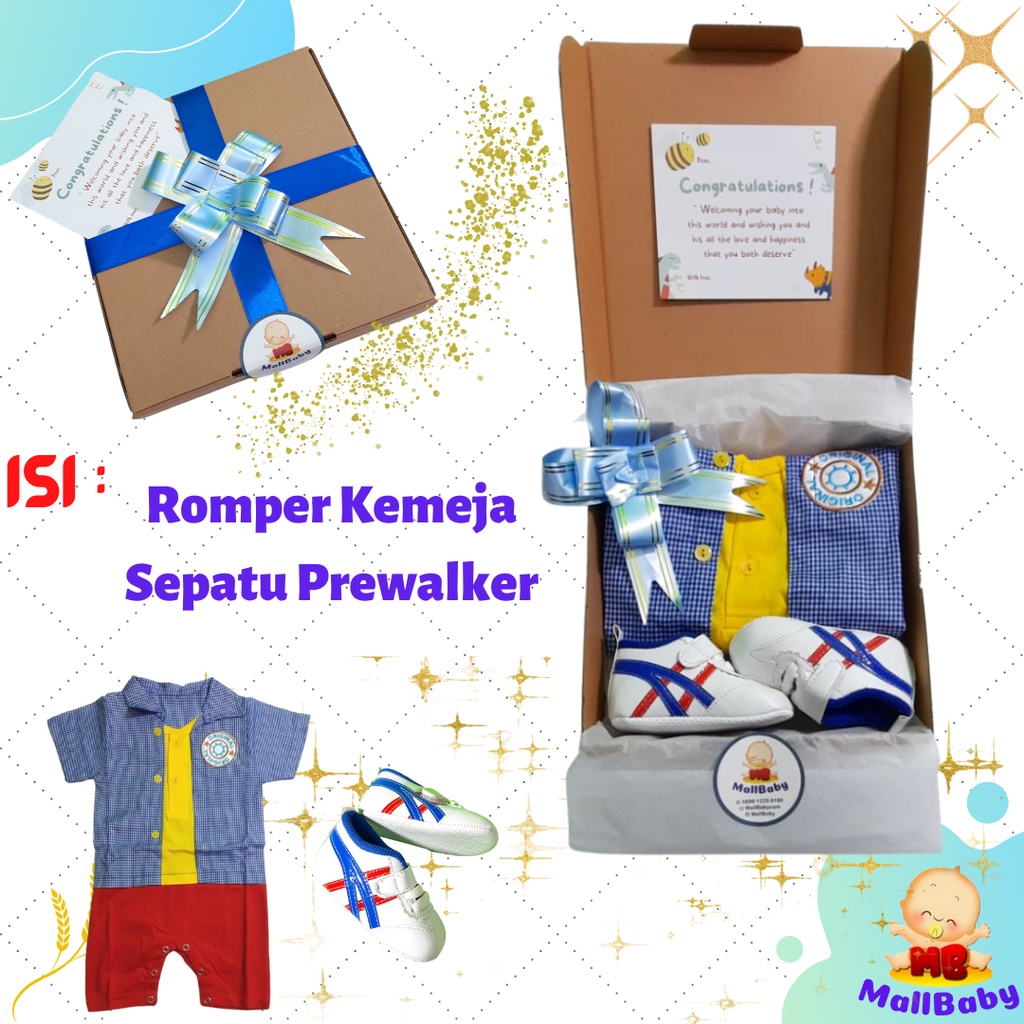 Kado Bayi Laki Laki Paket Lahiran Hampers Bayi Cowok Doraemon Set
