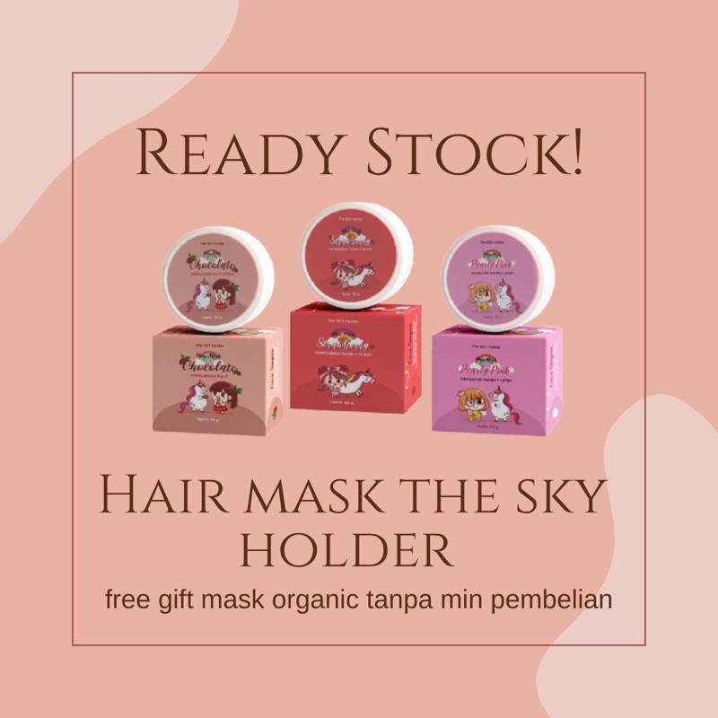 READY STOCK HAIR MASK BY THESKYHOLDER KEMASAN BARU