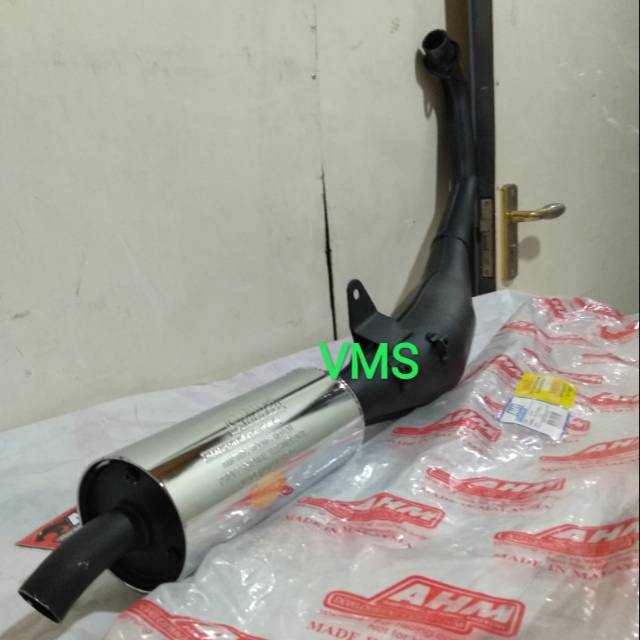 Knalpot AHM satria 2 tak satria hiu original AHM