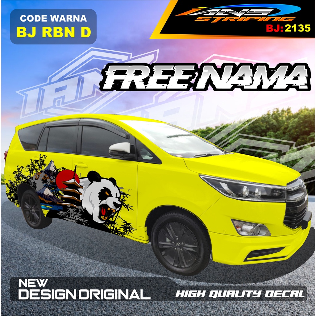 VARIASI MOBIL INNOVA REBORN / VARIASI STICKER MOBIL AVANZA  / STIKER MOBIL XENIA / DECAL STIKER MOBIL PAJERO SPORT