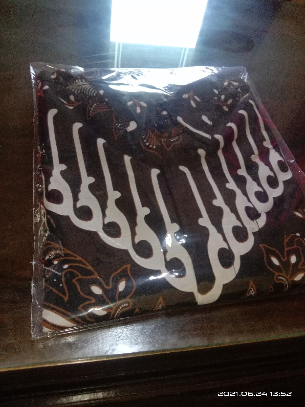 Parang Cendono Sogan Kemeja Batik Pria Slimfit Katun Primisima Full Furing